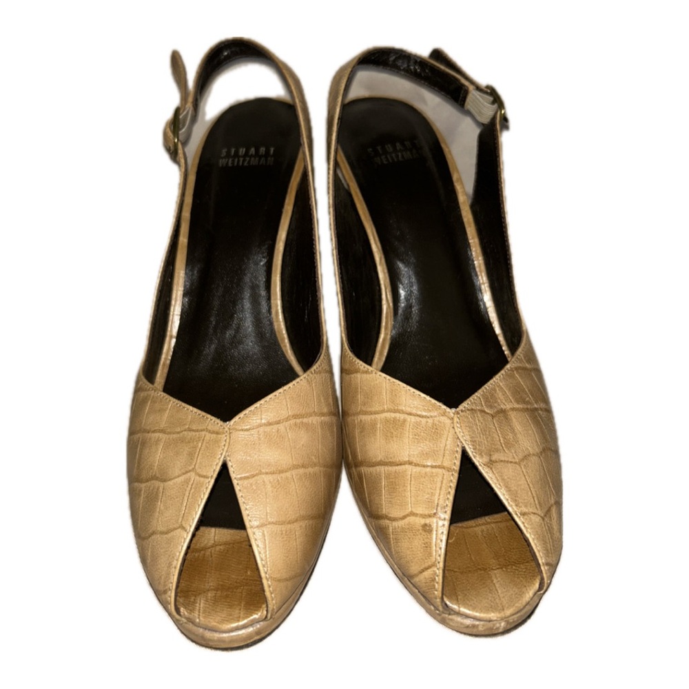 Stuart Weitzman Tan Heels